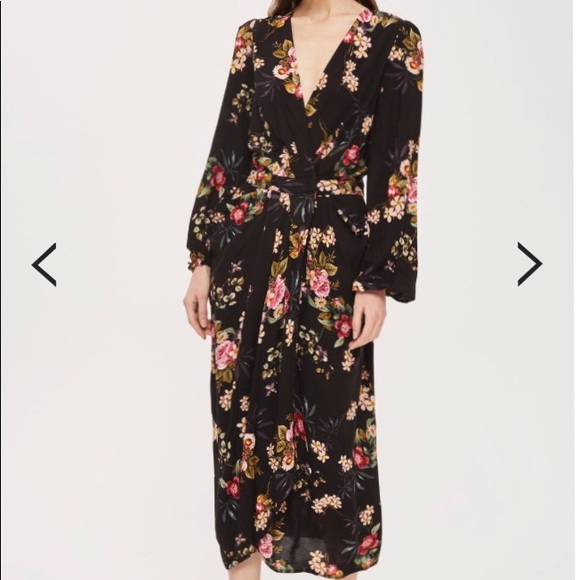 yas floral maxi dress